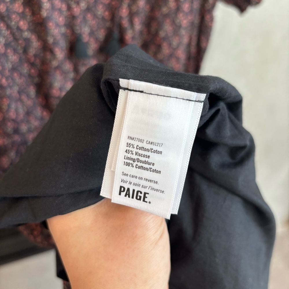 PAIGE Siera Midi Dress, Size 8 - Picture 13 of 15
